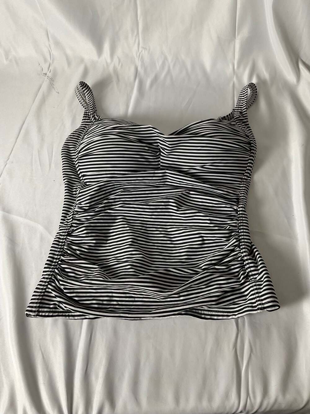Bond-Eye Tankini Top Size 14 Stripe